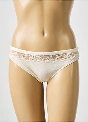 Culotte tissage satiné beige MARIE JO femme