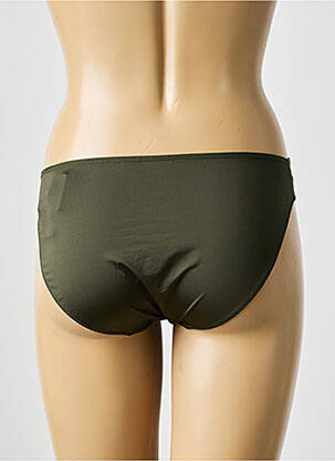 Culotte tissage satiné vert MARIE JO femme