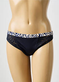 Culotte effet matière satinée bleu MARIE JO femme