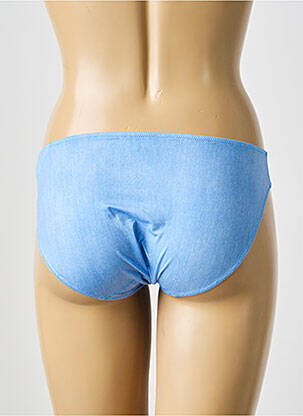 Culotte effet matière satinée bleu MARIE JO femme