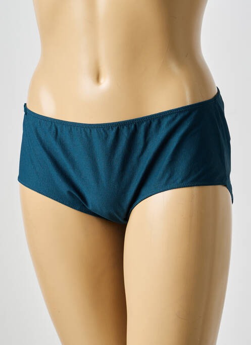 Shorty tissage satiné vert MARIE JO femme