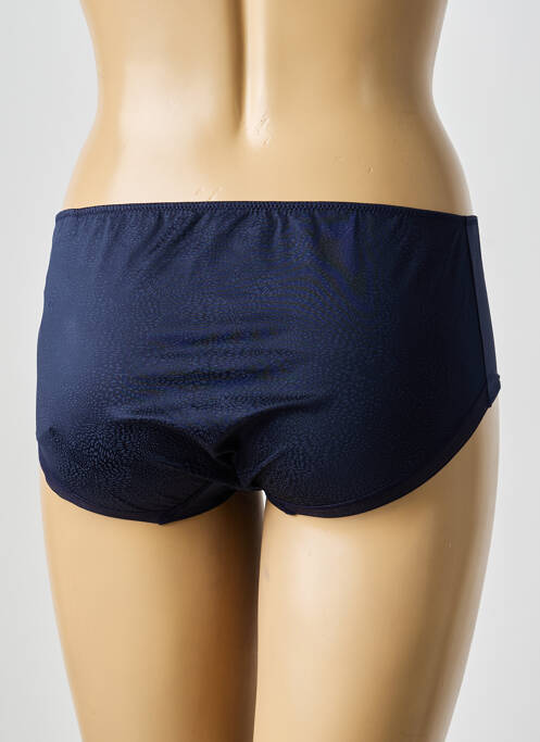 Shorty tissage satiné bleu MARIE JO femme