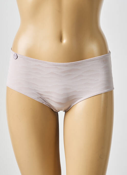 Shorty tissage satiné gris MARIE JO femme