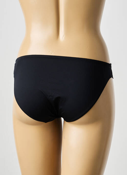 Culotte tissage satiné noir MARIE JO femme