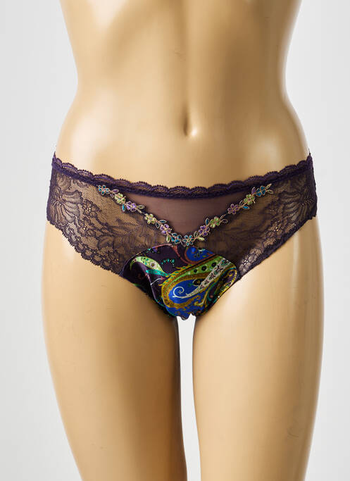 Culotte tissage satiné violet LISE CHARMEL femme