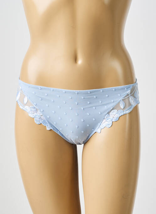 Culotte tissage satiné bleu MARIE JO femme