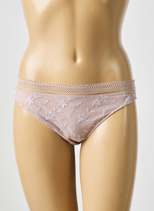 Culotte tissage satiné rose MARIE JO femme