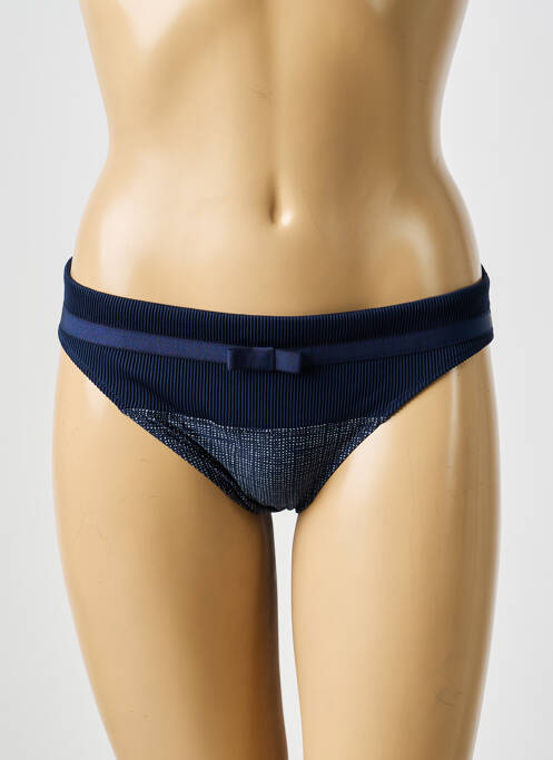 Culotte tissage satiné bleu MARIE JO femme