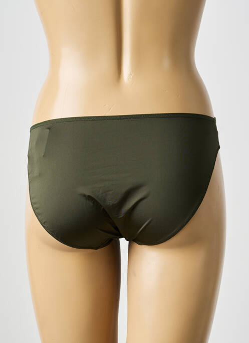 Culotte tissage satiné vert MARIE JO femme
