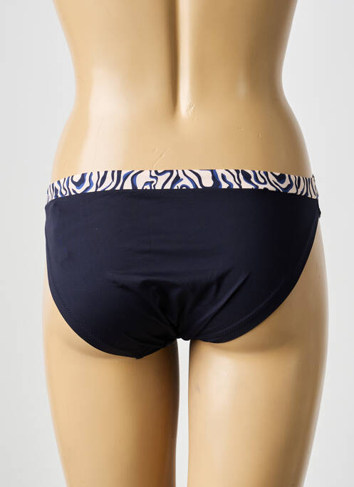 Culotte effet matière satinée bleu MARIE JO femme