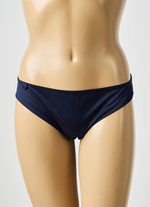 Culotte tissage satiné bleu MARIE JO femme