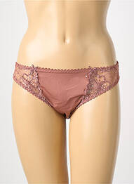 Culotte broderie marron MARIE JO femme