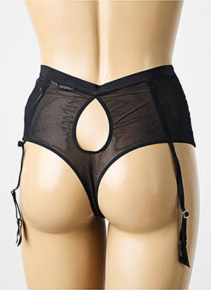 Culotte haute légère et transparente noir MARIE JO femme