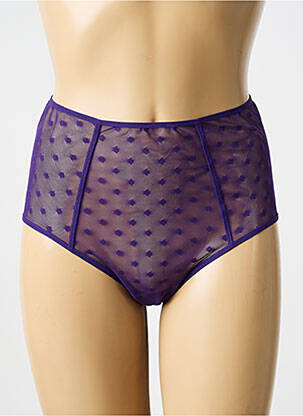 Culotte haute légère et transparente violet MARIE JO femme