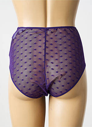 Culotte haute légère et transparente violet MARIE JO femme