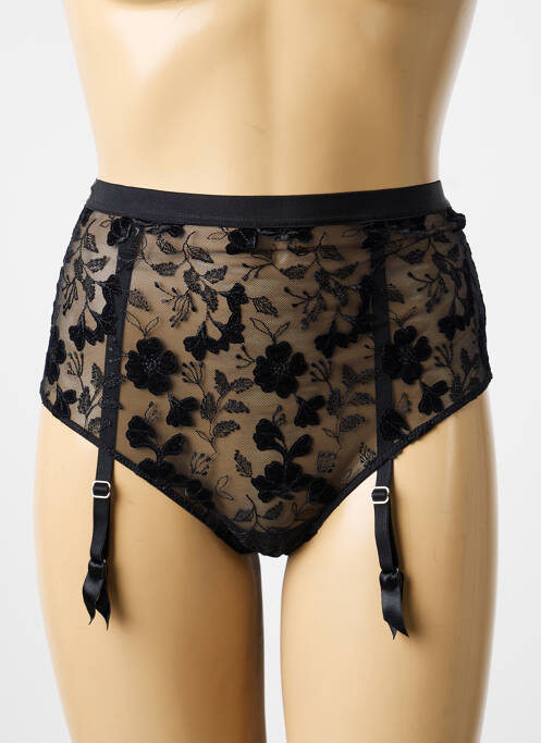 Culotte haute légère et transparente noir MARIE JO femme