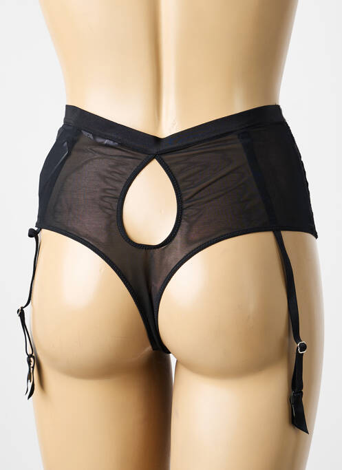 Culotte haute légère et transparente noir MARIE JO femme