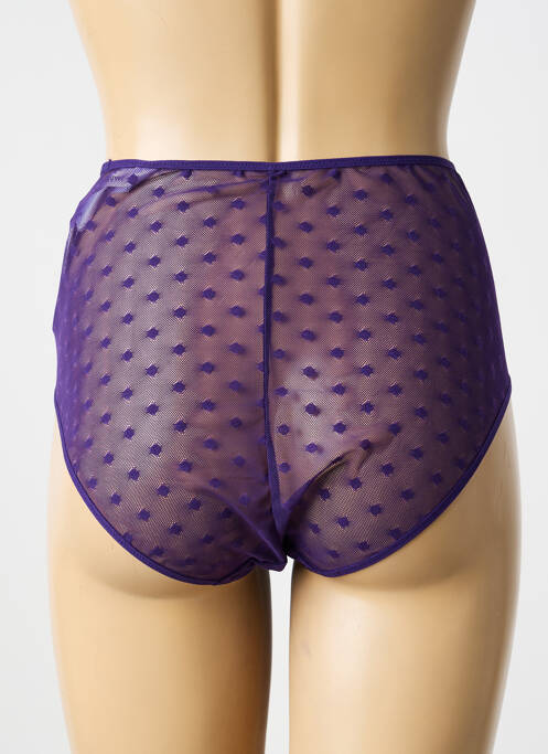 Culotte haute légère et transparente violet MARIE JO femme