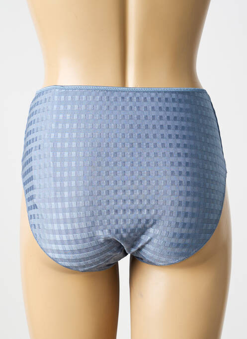 Culotte haute effet matière satinée bleu MARIE JO femme