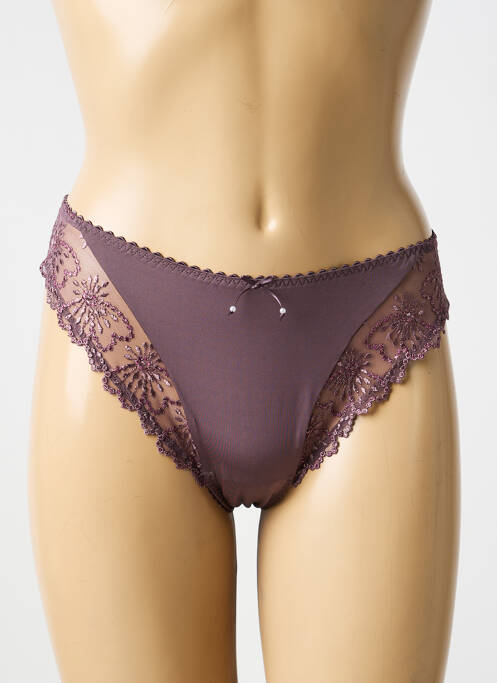 Culotte stretch marron MARIE JO femme
