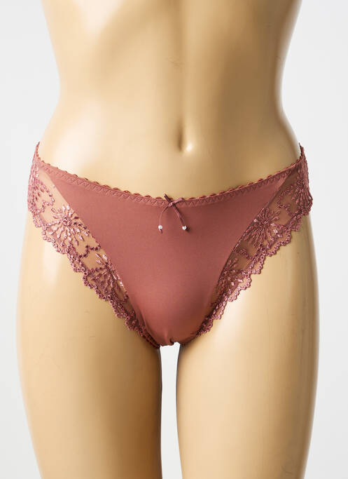 Culotte stretch marron MARIE JO femme