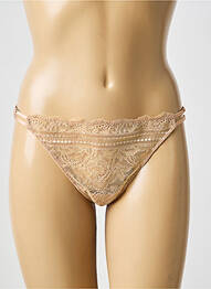 String tissage dentelle marron MARIE JO femme
