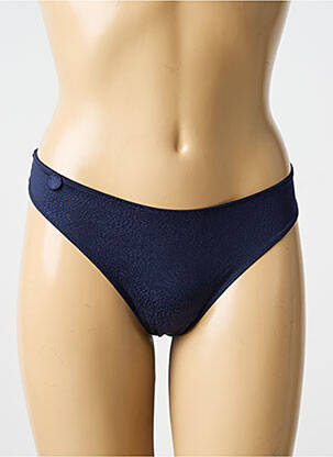 String tissage popeline bleu MARIE JO femme