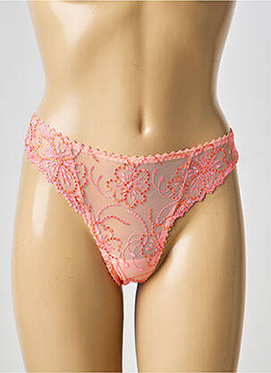 String broderie rose MARIE JO femme