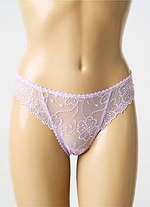 String légère et transparente violet MARIE JO femme