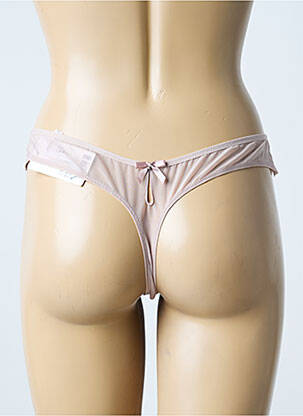 String tissage popeline beige MARIE JO femme