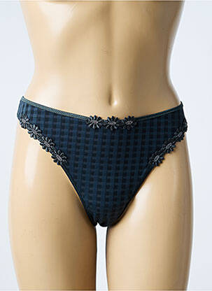 String tissage popeline vert MARIE JO femme