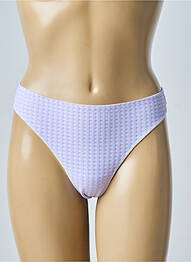 String tissage popeline violet MARIE JO femme