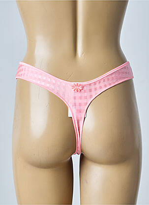 String tissage popeline rose MARIE JO femme