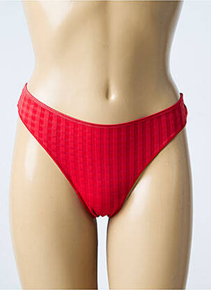 String tissage popeline rouge MARIE JO femme