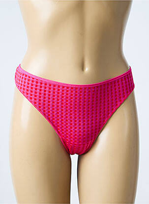 String tissage popeline rose fonce MARIE JO femme