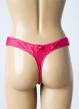 String tissage popeline rose fonce MARIE JO femme