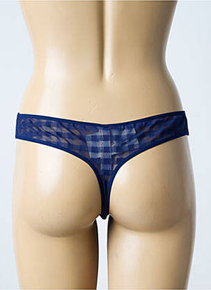 String imprimé vichy bleu MARIE JO femme