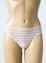 String imprimé vichy rose MARIE JO femme