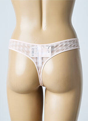 String imprimé vichy rose MARIE JO femme