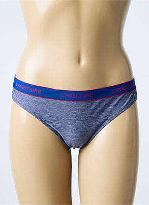 String tissage popeline bleu MARIE JO femme