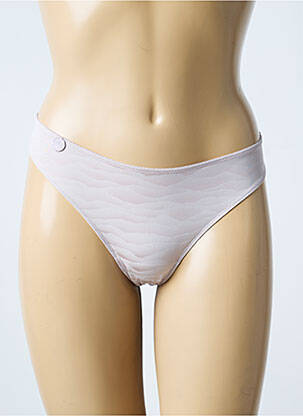 String tissage popeline beige MARIE JO femme