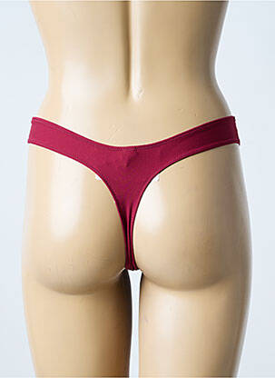 String tissage popeline rouge MARIE JO femme