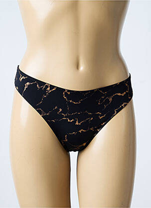 String tissage popeline noir MARIE JO femme