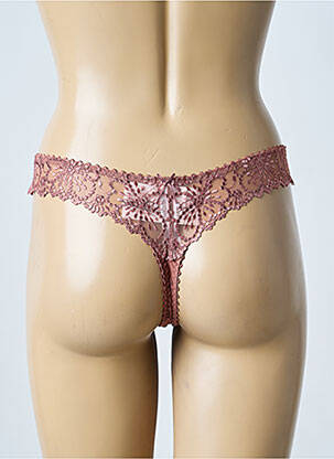 String légère et transparente marron MARIE JO femme