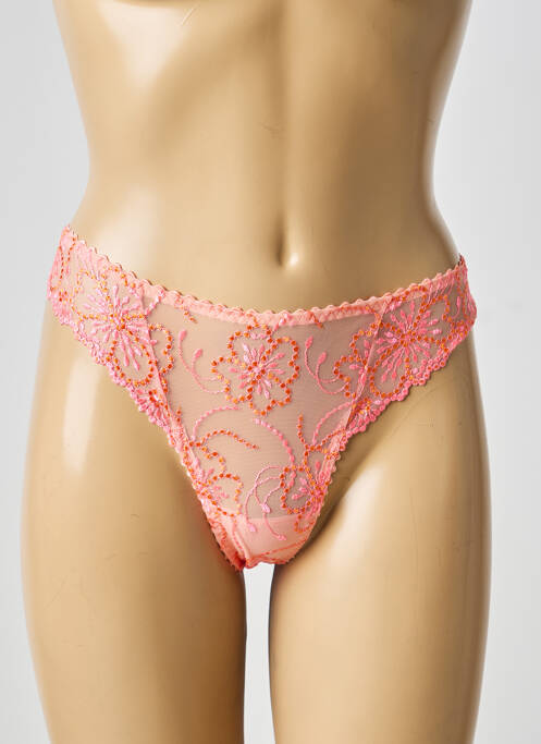 String broderie rose MARIE JO femme