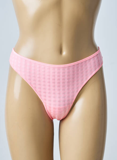 String imprimé vichy rose MARIE JO femme