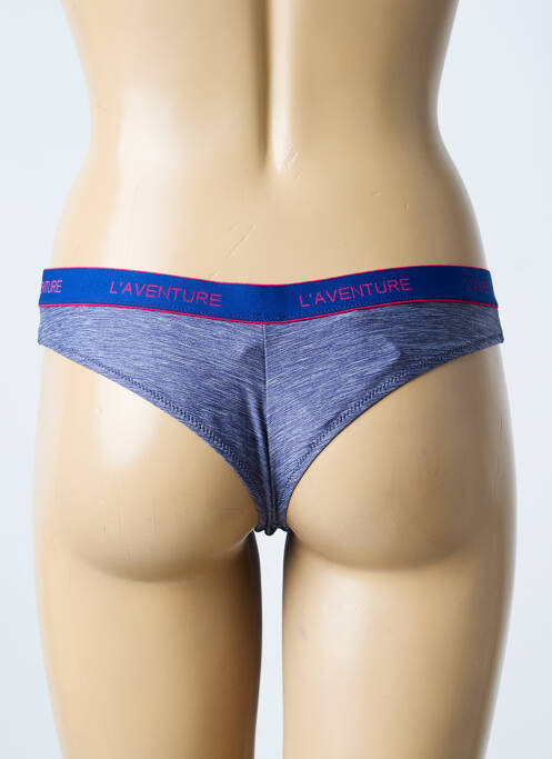 String tissage popeline bleu MARIE JO femme