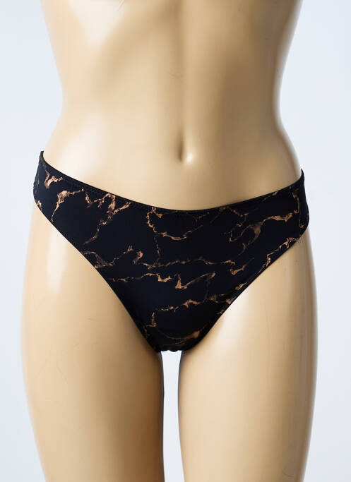 String tissage popeline noir MARIE JO femme