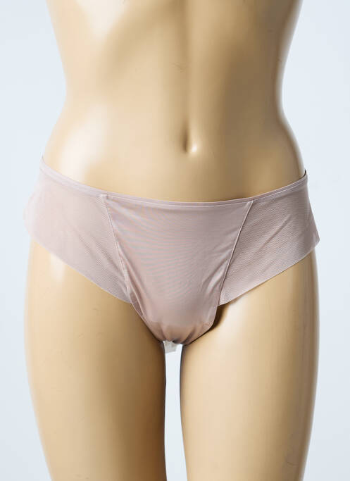 String tissage satiné marron MARIE JO femme