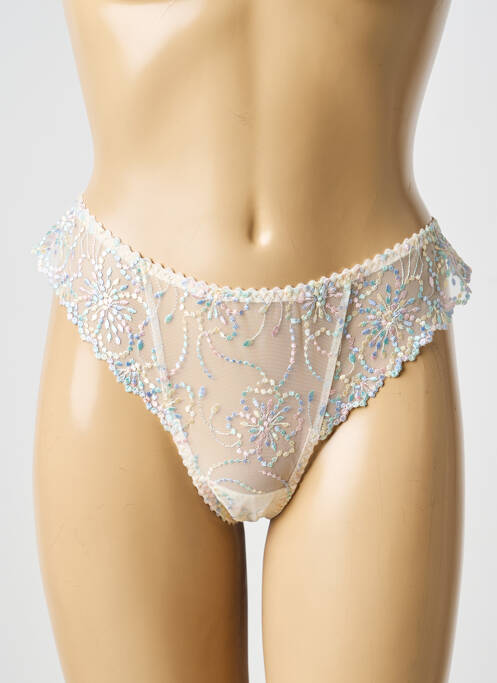 Tanga blanc MARIE JO femme